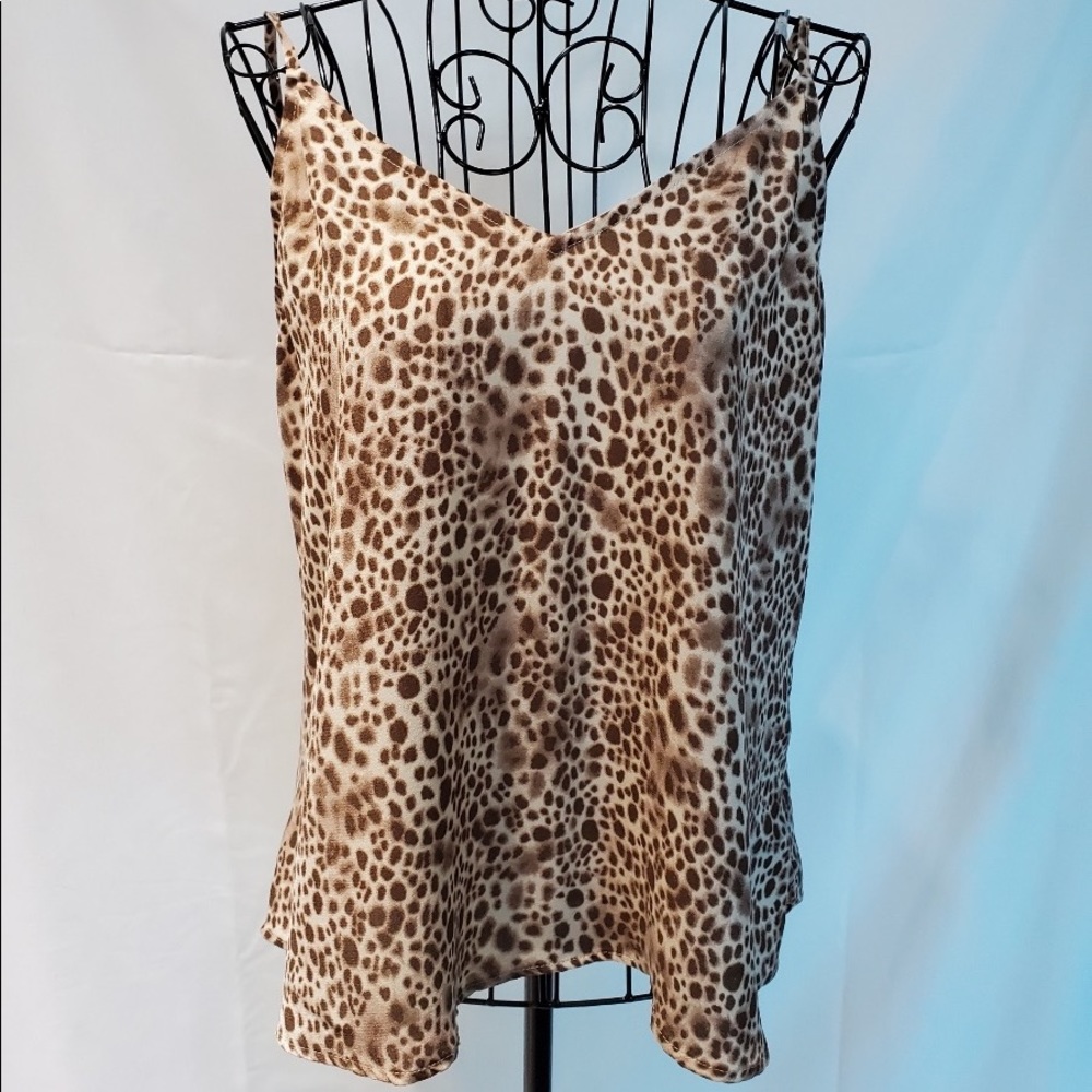 Animal print cami